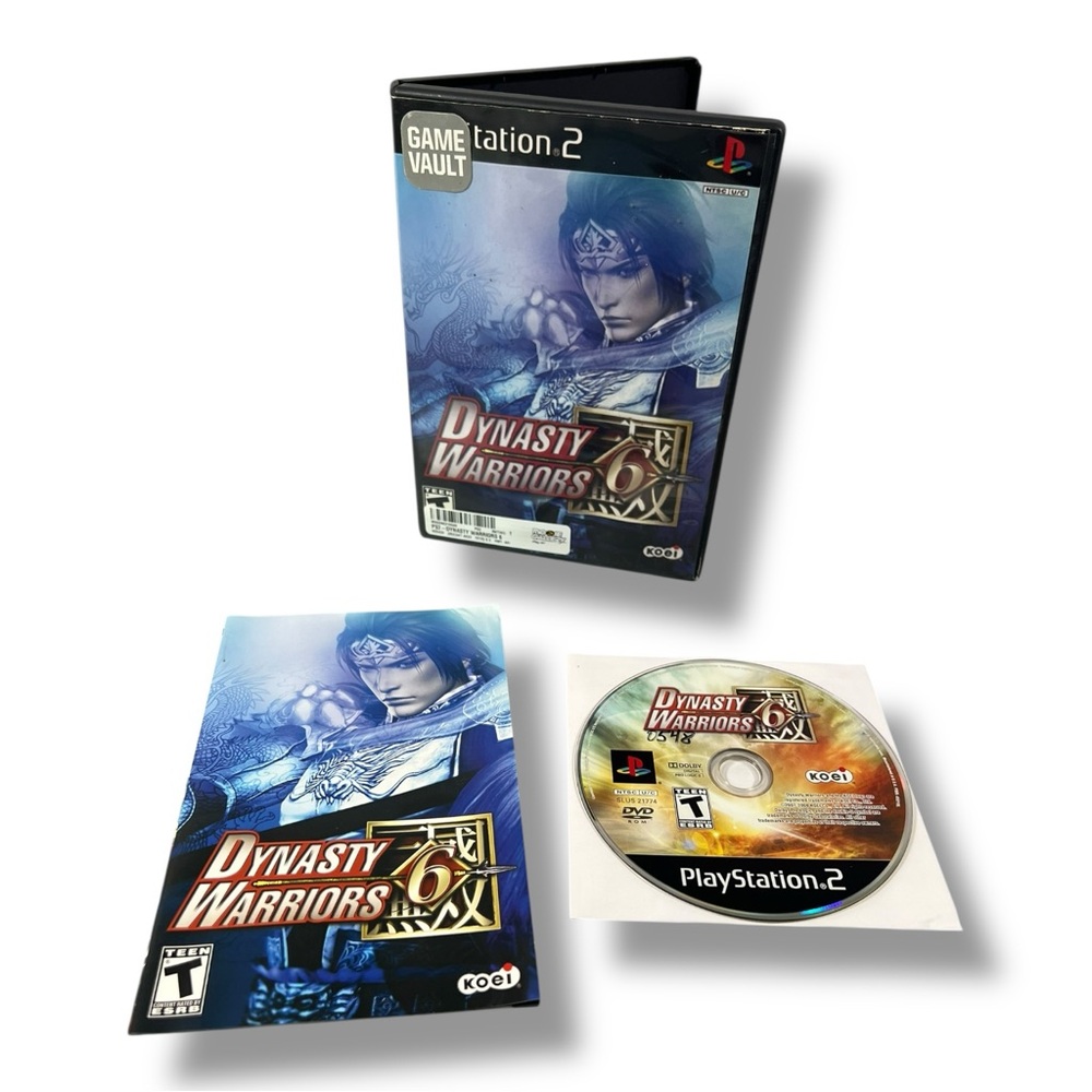 Dynasty Warriors 6 - Playstation 2 Game With Case And Manual 2008 PS2 Koei